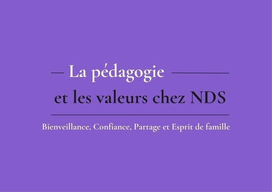 La pédagogie et les valeurs chez Nord Dance School