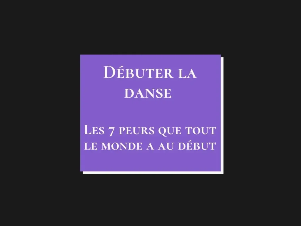 Débuter la danse quand on est adulte